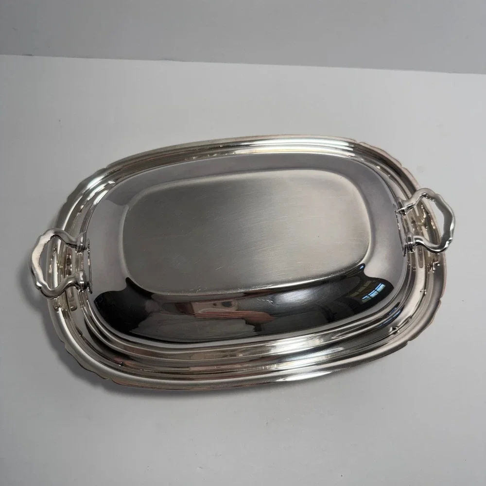 Reed & Barton Mayflower 5001 Silverplate Double Vegetable Serving Dish